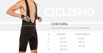 Pantaloneta ciclismo con costura gran fondo hombre - NEGRA