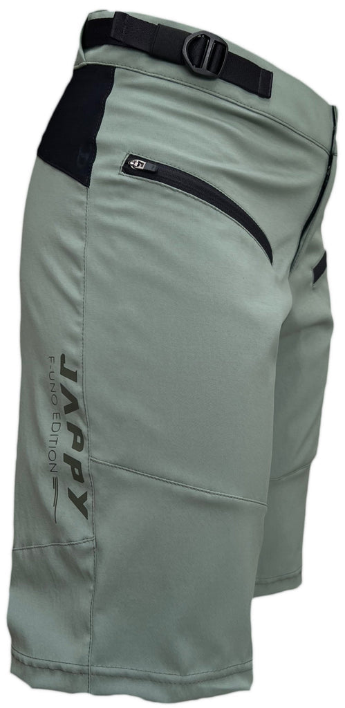 Pantaloneta MTB F-UNO mujer  - VERDE OLIVA