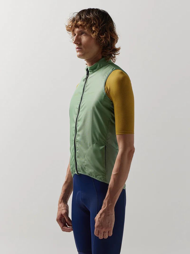 Ropa ciclismo Colombia, Chaleco color menta Givelo