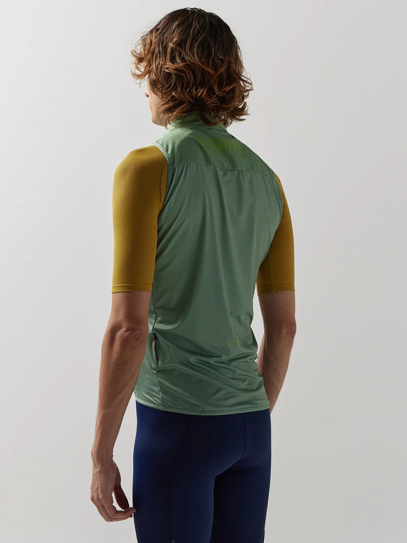 Chaleco Ciclismo hombre, color menta Marca Givelo