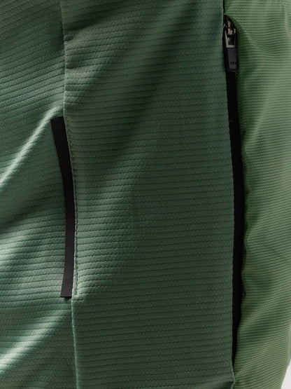 Detalle chaqueta ciclismo hombre marca givelo color menta