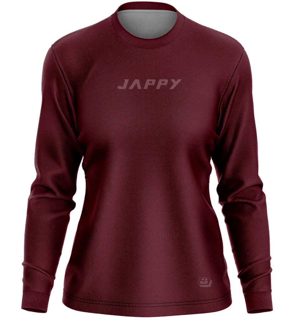 Jersey MTB mujer color vino