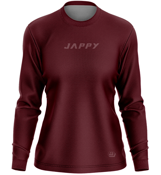 Jersey MTB mujer color vino