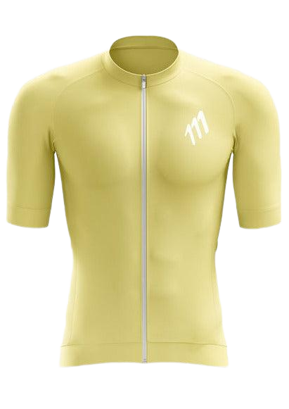 Jersey Ciclismo hombre color ambar