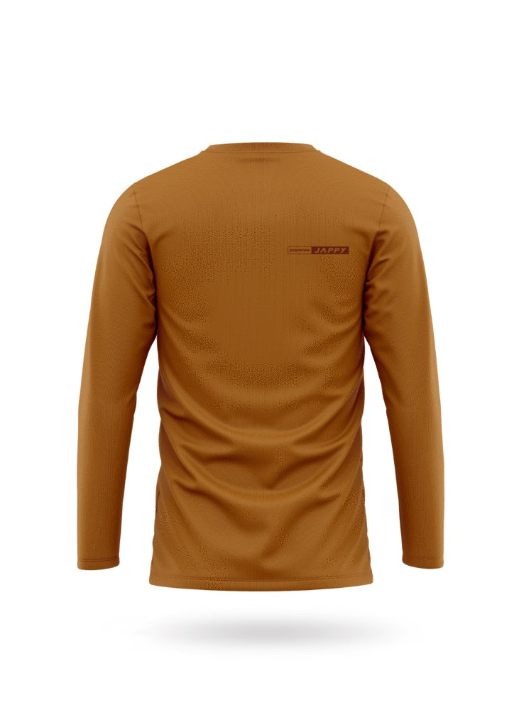 Jersey manga larga hombre - BASIC MOSTARD