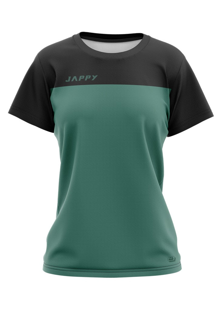 JERSEY MUJER - BASIC BLACK & GREEN