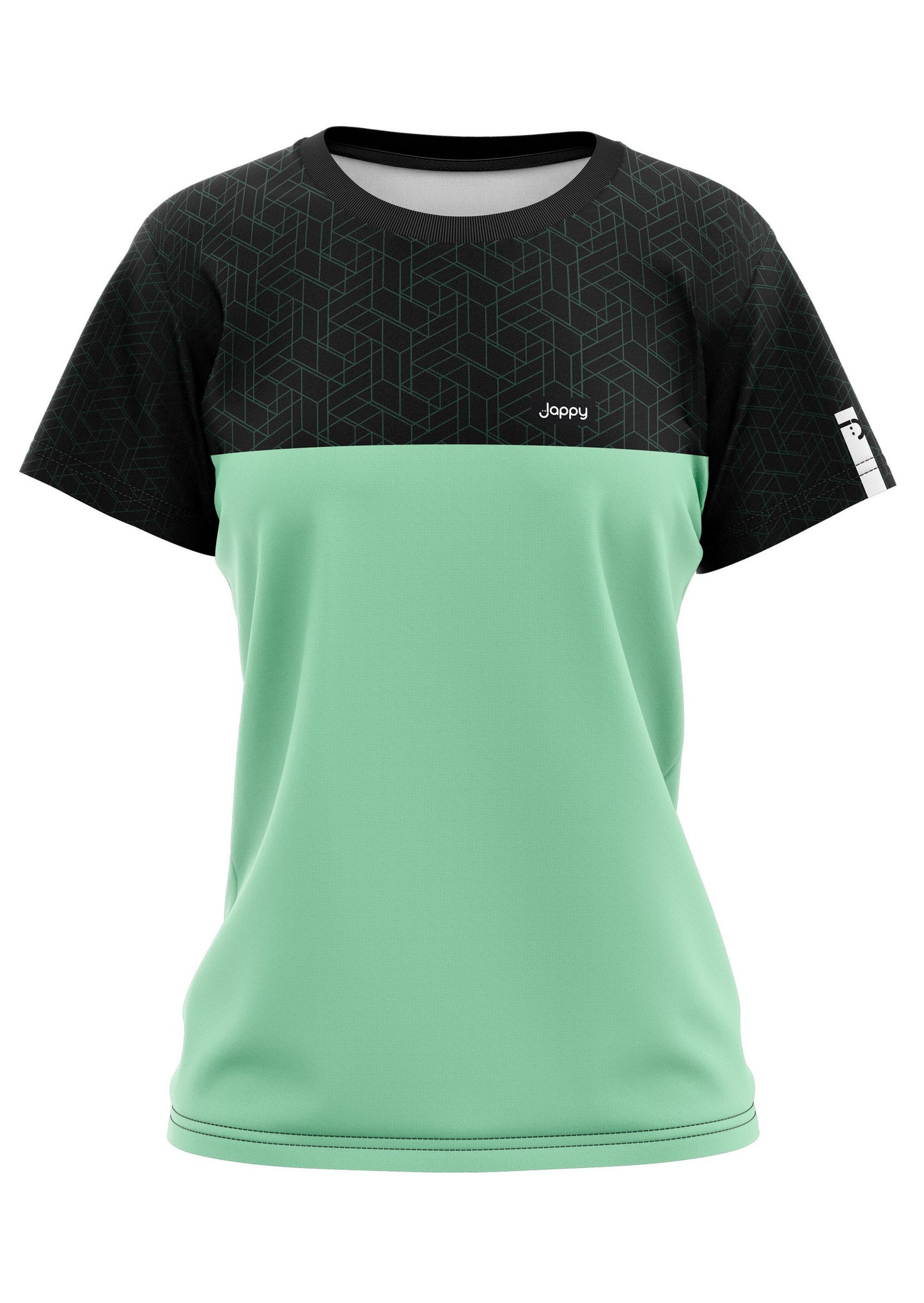 Jersey manga corta mujer - GEOMETRY MINT